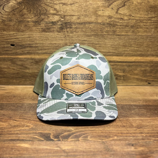 Marsh Duck Camo Hat - Hex Text Patch