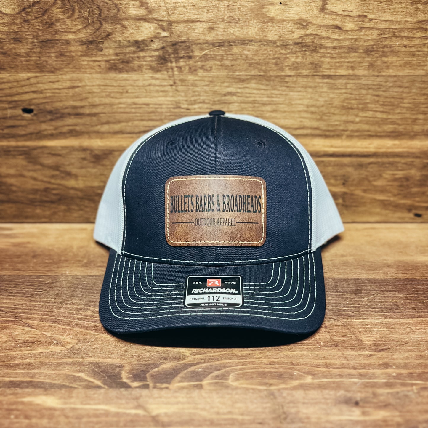 Navy & White Hat - Text Patch