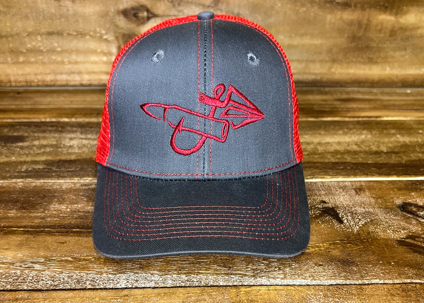 Red & Grey Logo Hat