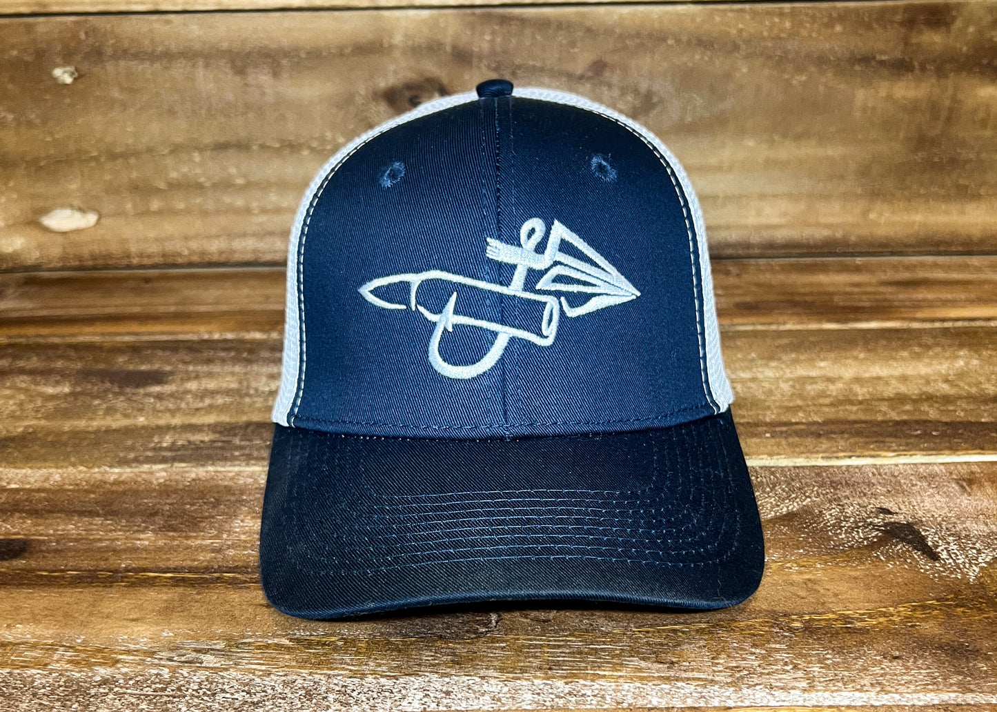 Navy & White Logo Hat